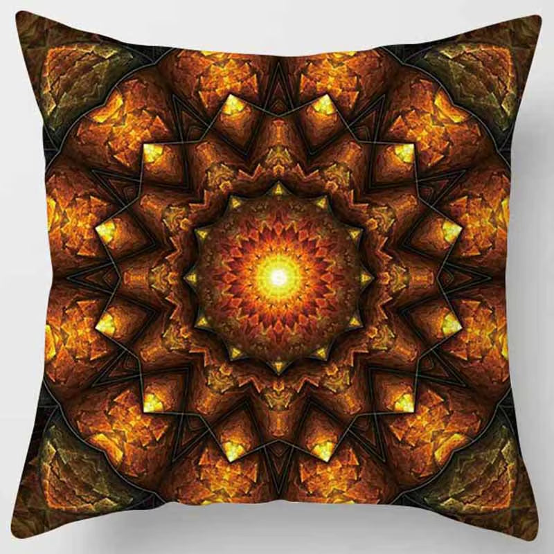 Brand New Indian Mandala Print Meditation Cushion Cases Ethnic Floral Polyester Pillows Case Livingroom Sofa Couch Throw Pillows