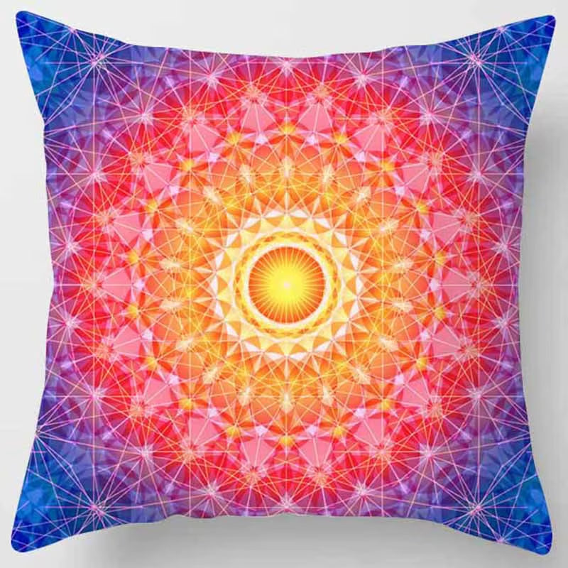 Brand New Indian Mandala Print Meditation Cushion Cases Ethnic Floral Polyester Pillows Case Livingroom Sofa Couch Throw Pillows