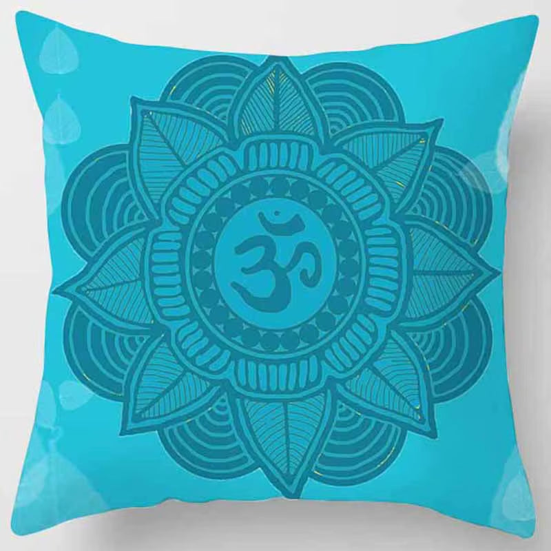 Brand New Indian Mandala Print Meditation Cushion Cases Ethnic Floral Polyester Pillows Case Livingroom Sofa Couch Throw Pillows