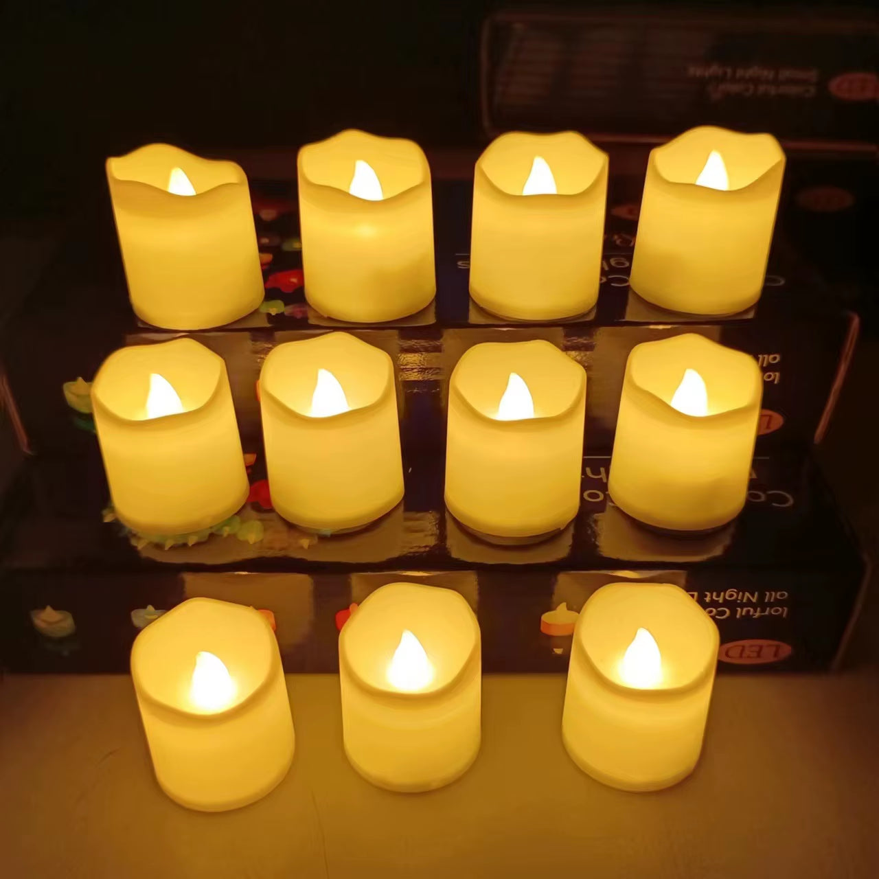 LED Flameless Candle Lights – Warm White Glow