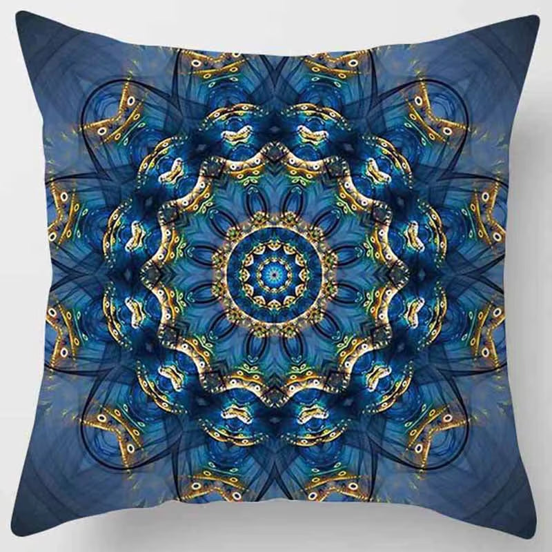 Brand New Indian Mandala Print Meditation Cushion Cases Ethnic Floral Polyester Pillows Case Livingroom Sofa Couch Throw Pillows