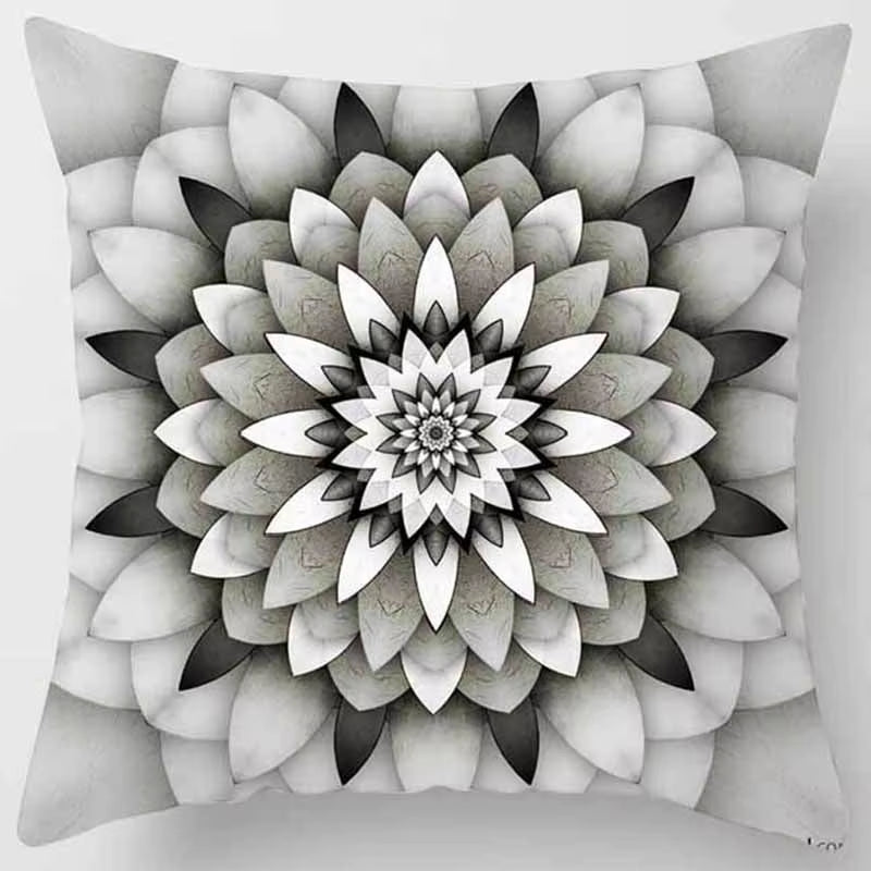 Brand New Indian Mandala Print Meditation Cushion Cases Ethnic Floral Polyester Pillows Case Livingroom Sofa Couch Throw Pillows