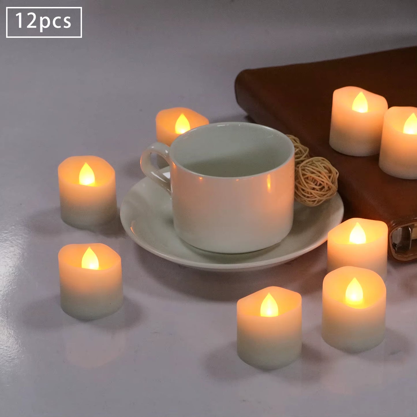 LED Flameless Candle Lights – Warm White Glow