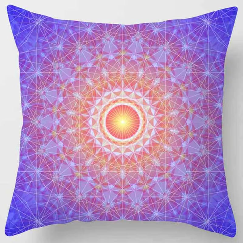 Brand New Indian Mandala Print Meditation Cushion Cases Ethnic Floral Polyester Pillows Case Livingroom Sofa Couch Throw Pillows