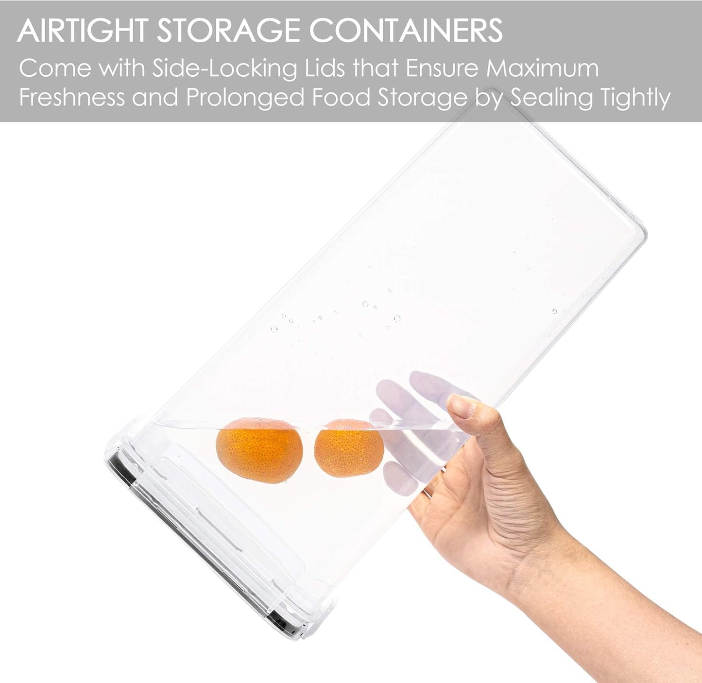 Airtight Food Storage Containers with Lids, Containers for Pantry Organization and Storage, BPA Free Kitchen Canisters for Spaghetti, Flour, Sugar and Noodles