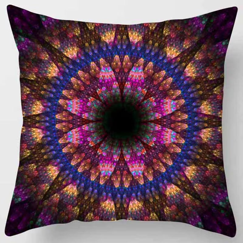 Brand New Indian Mandala Print Meditation Cushion Cases Ethnic Floral Polyester Pillows Case Livingroom Sofa Couch Throw Pillows