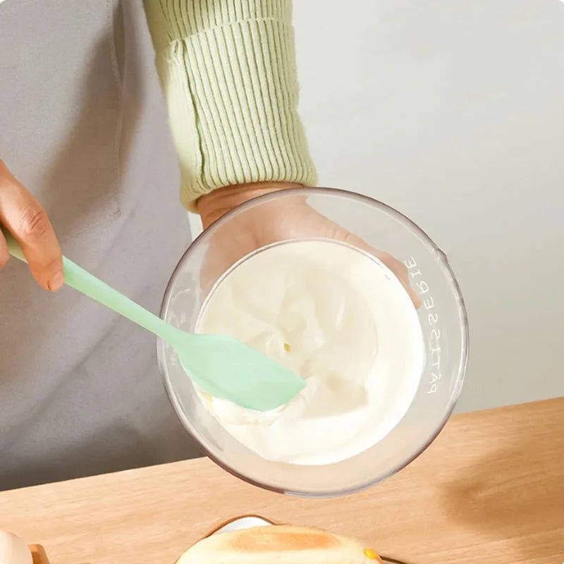 Silicone Cream Spatula Non-Stick Butter Spatula Heat-Resistant Kitchen Baking Tools DIY Cake Baking Tools