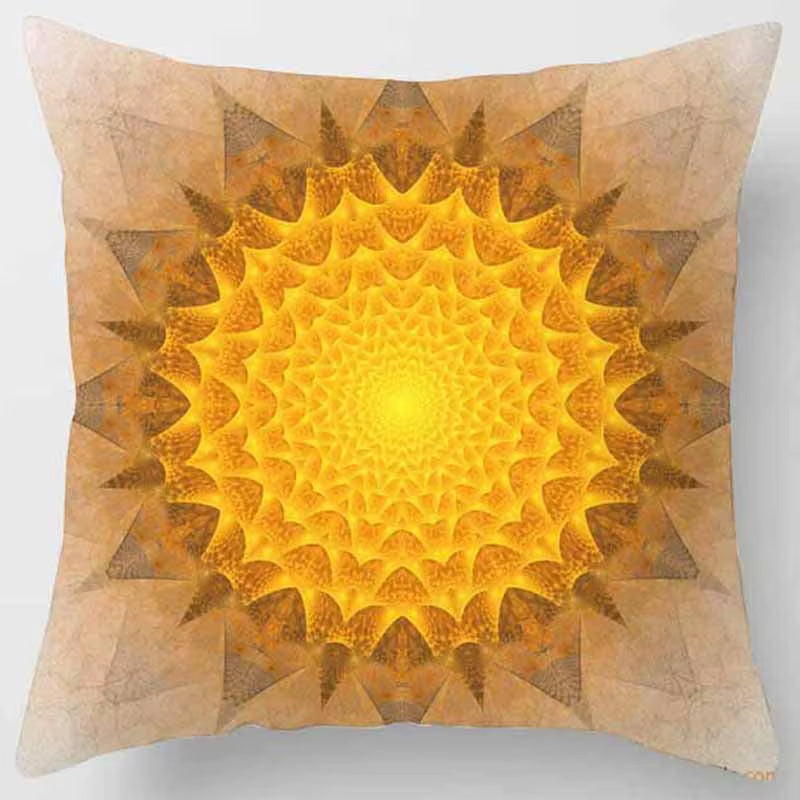 Brand New Indian Mandala Print Meditation Cushion Cases Ethnic Floral Polyester Pillows Case Livingroom Sofa Couch Throw Pillows