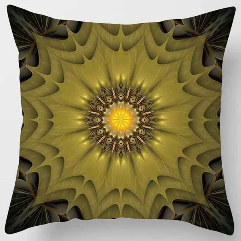 Brand New Indian Mandala Print Meditation Cushion Cases Ethnic Floral Polyester Pillows Case Livingroom Sofa Couch Throw Pillows