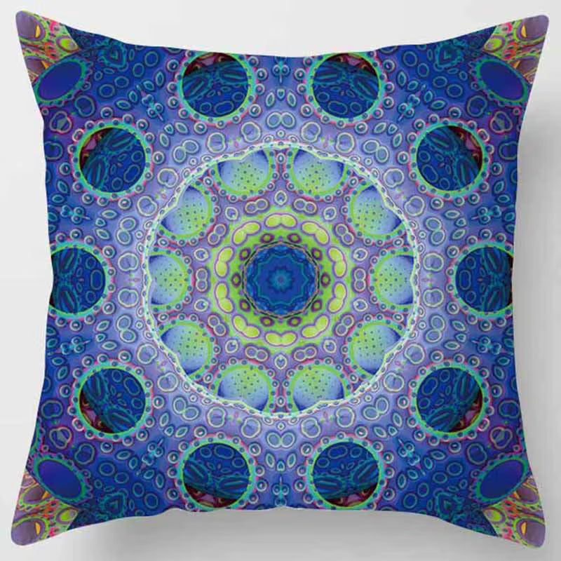 Brand New Indian Mandala Print Meditation Cushion Cases Ethnic Floral Polyester Pillows Case Livingroom Sofa Couch Throw Pillows