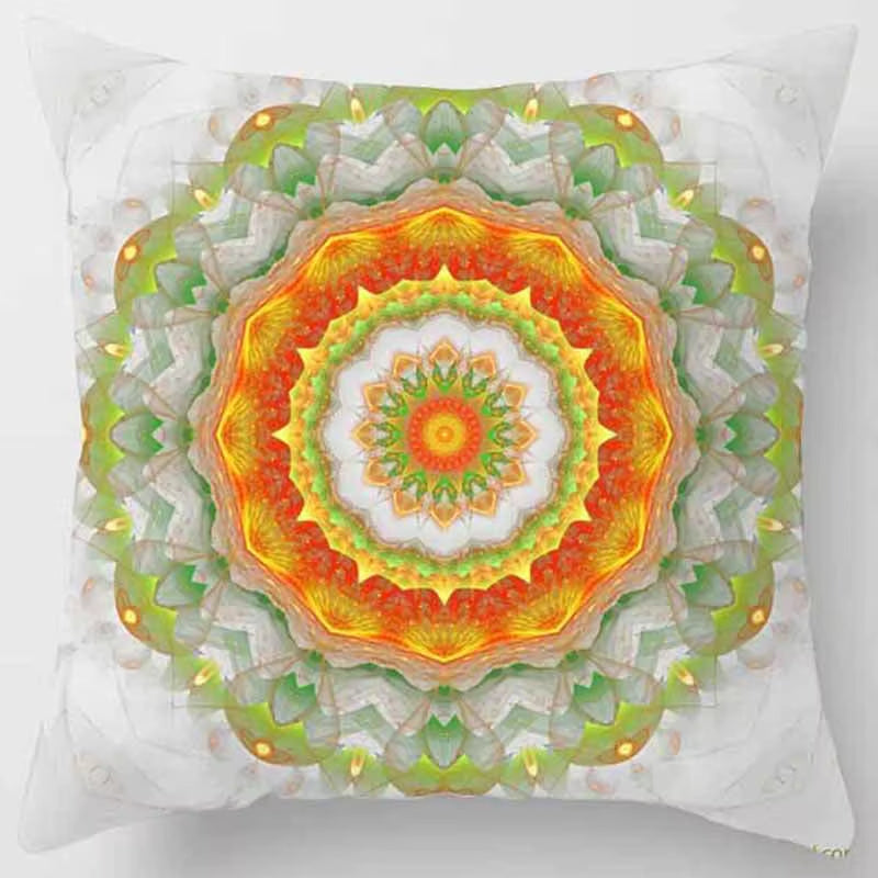 Brand New Indian Mandala Print Meditation Cushion Cases Ethnic Floral Polyester Pillows Case Livingroom Sofa Couch Throw Pillows