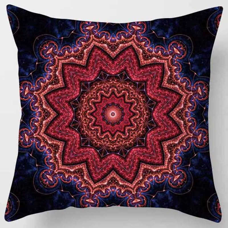 Brand New Indian Mandala Print Meditation Cushion Cases Ethnic Floral Polyester Pillows Case Livingroom Sofa Couch Throw Pillows