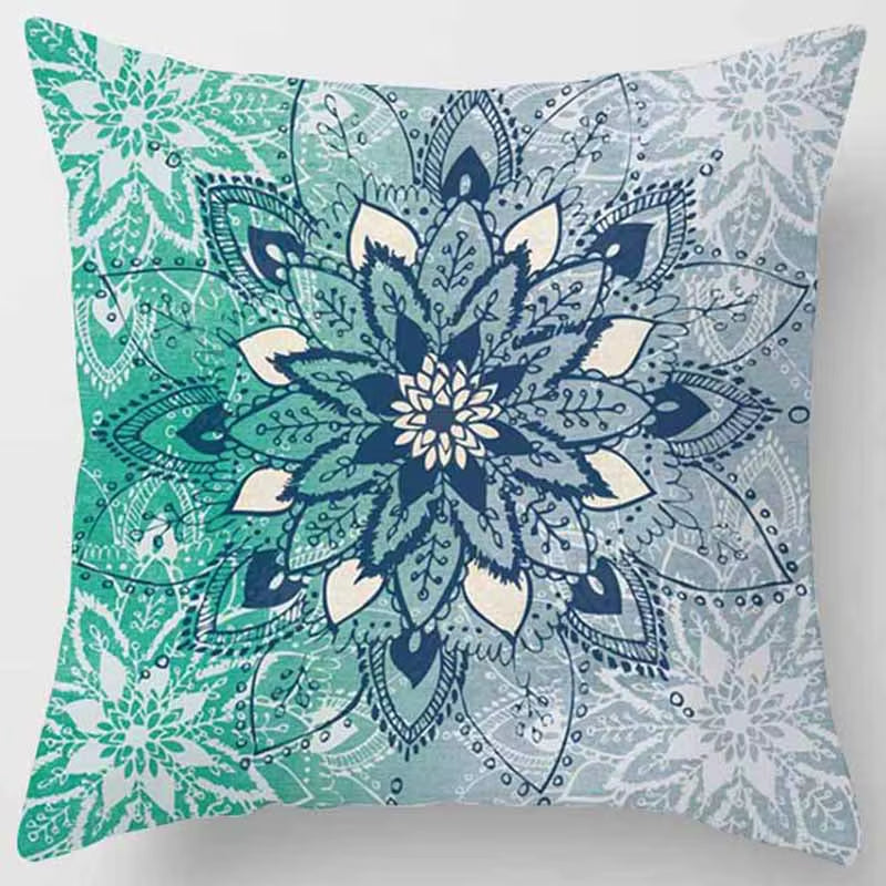 Brand New Indian Mandala Print Meditation Cushion Cases Ethnic Floral Polyester Pillows Case Livingroom Sofa Couch Throw Pillows
