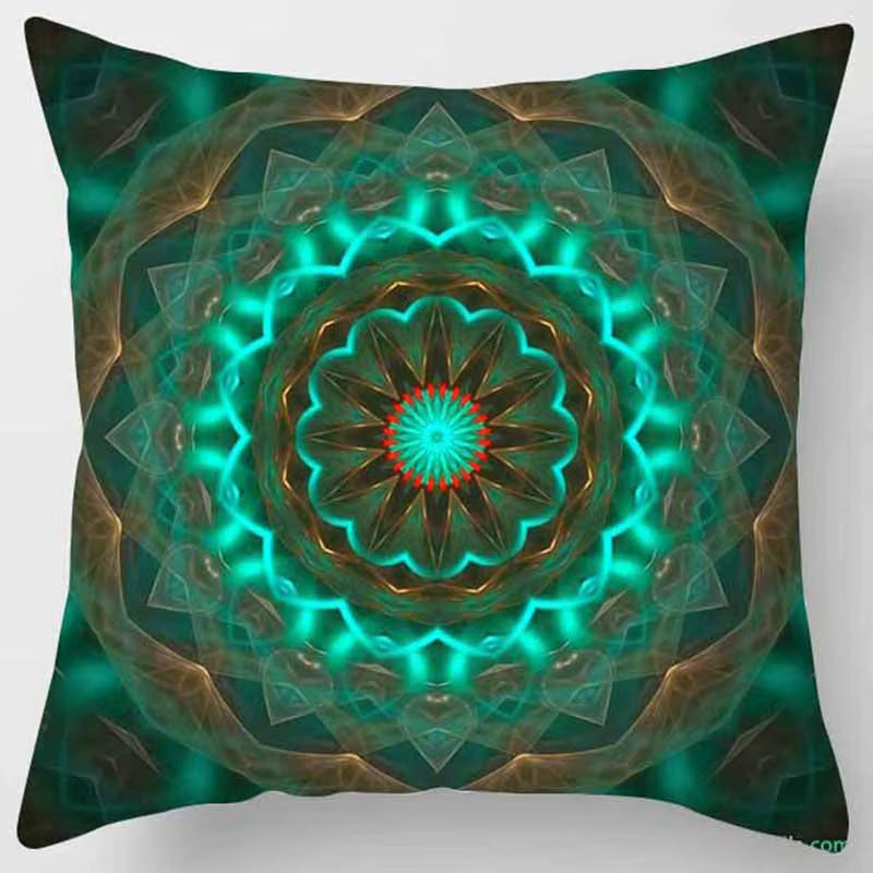 Brand New Indian Mandala Print Meditation Cushion Cases Ethnic Floral Polyester Pillows Case Livingroom Sofa Couch Throw Pillows