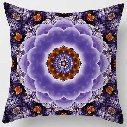Brand New Indian Mandala Print Meditation Cushion Cases Ethnic Floral Polyester Pillows Case Livingroom Sofa Couch Throw Pillows