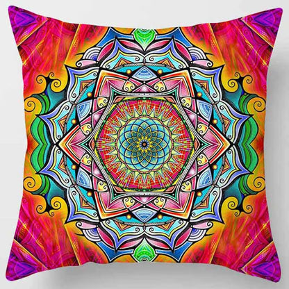 Brand New Indian Mandala Print Meditation Cushion Cases Ethnic Floral Polyester Pillows Case Livingroom Sofa Couch Throw Pillows