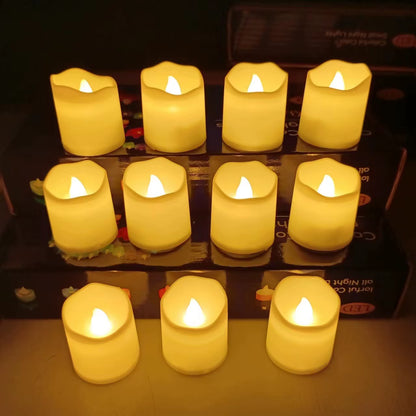 LED Flameless Candle Lights – Warm White Glow