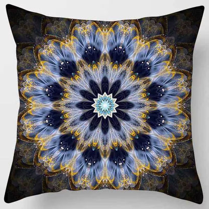 Brand New Indian Mandala Print Meditation Cushion Cases Ethnic Floral Polyester Pillows Case Livingroom Sofa Couch Throw Pillows