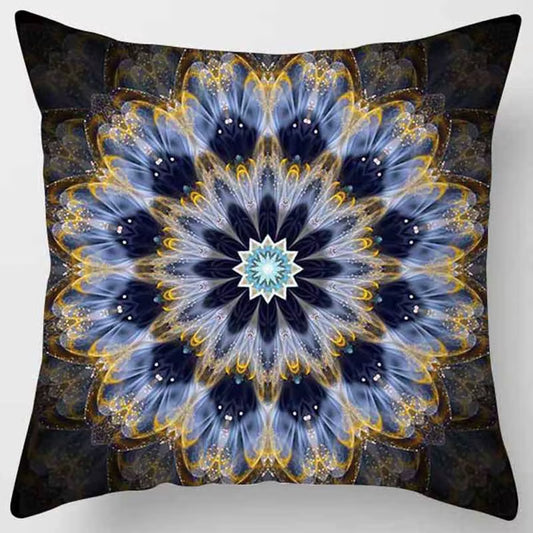 Brand New Indian Mandala Print Meditation Cushion Cases Ethnic Floral Polyester Pillows Case Livingroom Sofa Couch Throw Pillows