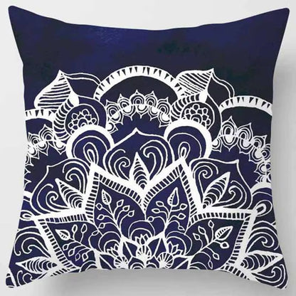 Brand New Indian Mandala Print Meditation Cushion Cases Ethnic Floral Polyester Pillows Case Livingroom Sofa Couch Throw Pillows