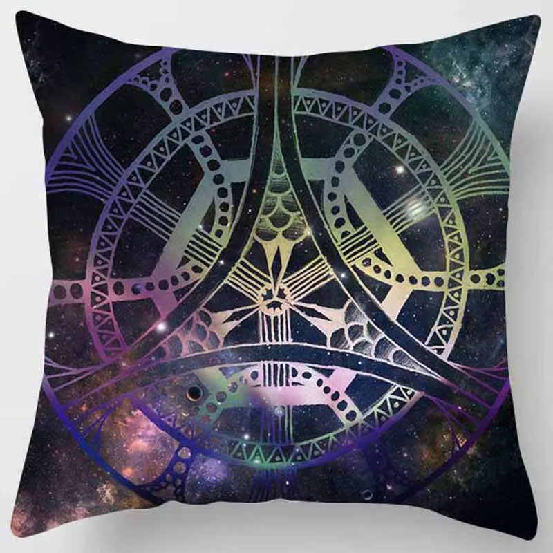 Brand New Indian Mandala Print Meditation Cushion Cases Ethnic Floral Polyester Pillows Case Livingroom Sofa Couch Throw Pillows