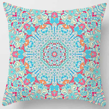 Brand New Indian Mandala Print Meditation Cushion Cases Ethnic Floral Polyester Pillows Case Livingroom Sofa Couch Throw Pillows