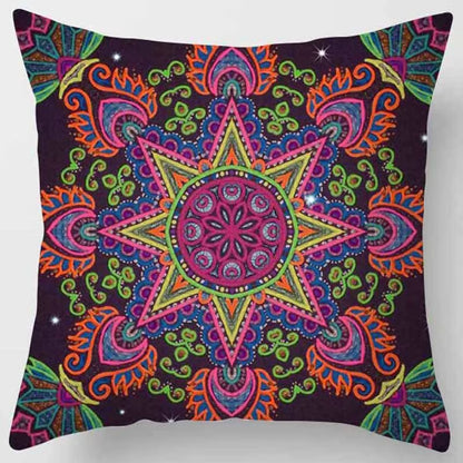 Brand New Indian Mandala Print Meditation Cushion Cases Ethnic Floral Polyester Pillows Case Livingroom Sofa Couch Throw Pillows