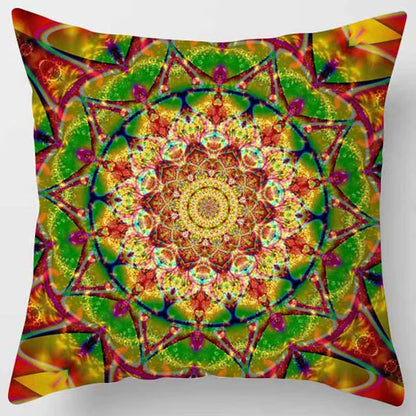 Brand New Indian Mandala Print Meditation Cushion Cases Ethnic Floral Polyester Pillows Case Livingroom Sofa Couch Throw Pillows