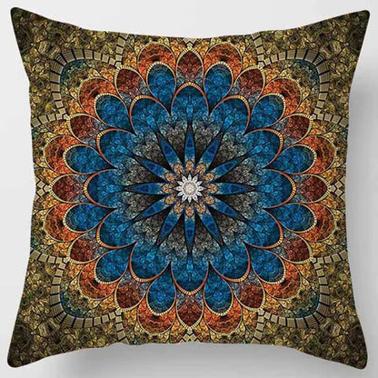 Brand New Indian Mandala Print Meditation Cushion Cases Ethnic Floral Polyester Pillows Case Livingroom Sofa Couch Throw Pillows